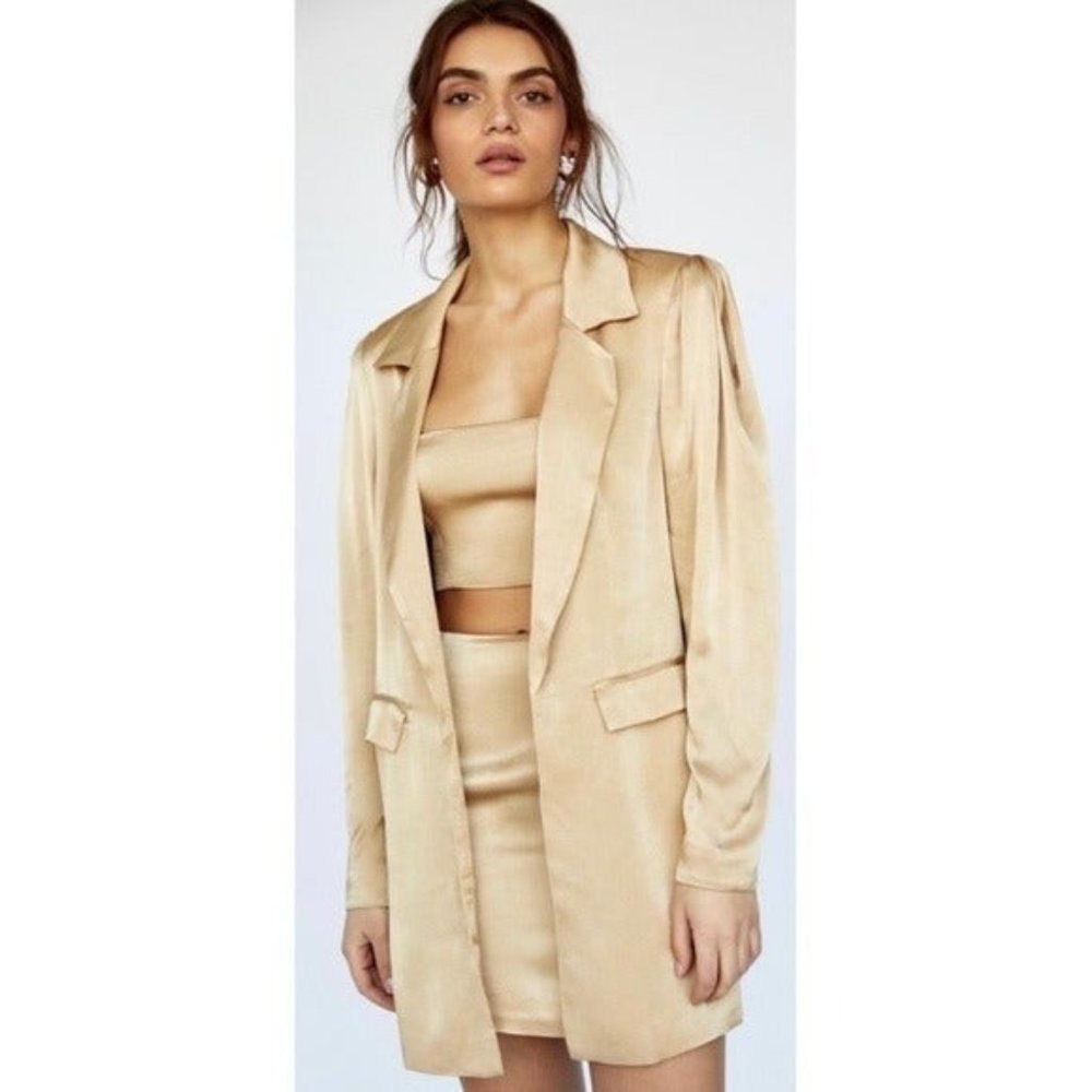 NWT FAME AND PARTNERS X FREE PEOPLE The Axel Jacket Blazer